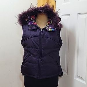 MISS SIXTY Reversible down vest size XL